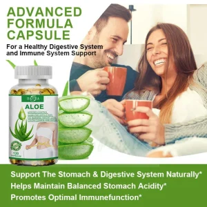 Aloe Vera Extract Capsules -Supports Cleansing & Immune Support