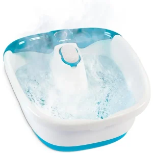 Foot Bath with Invigorating Bubbles and Raised Massage Nodes