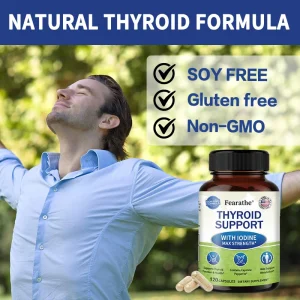 Thyroid Support - with Iodine- Helps Metabolism