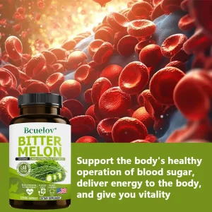 Natural Bitter Melon Capsules, Promote Blood Circulation